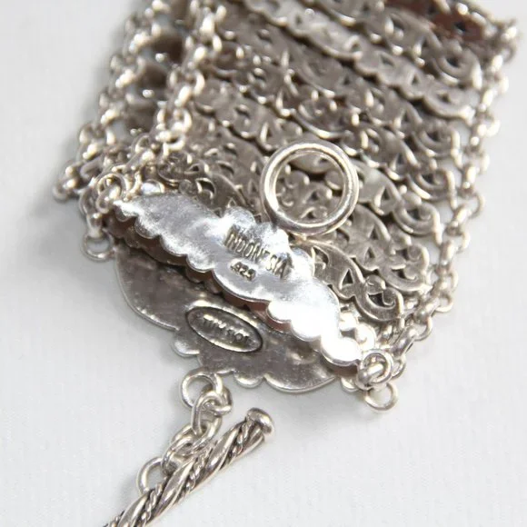 Lois Hill Sterling Silver Scroll Link Bracelet - Picture 2 of 13